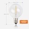 Newhouse Lighting - Indoor LED Clear G40 Globe Light Bulbs for Outdoor String Lights 25pk G40LED25 - alternate 4